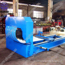 Curved roof panel roll forming machine auto crimping curved roof machine